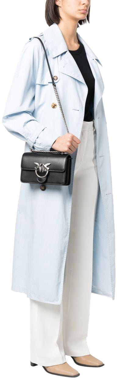 Pinko Pinko Borse... Nero E Argento Zwart