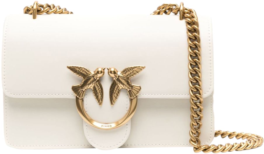 Pinko Pinko Borse... Bianco E Oro Wit