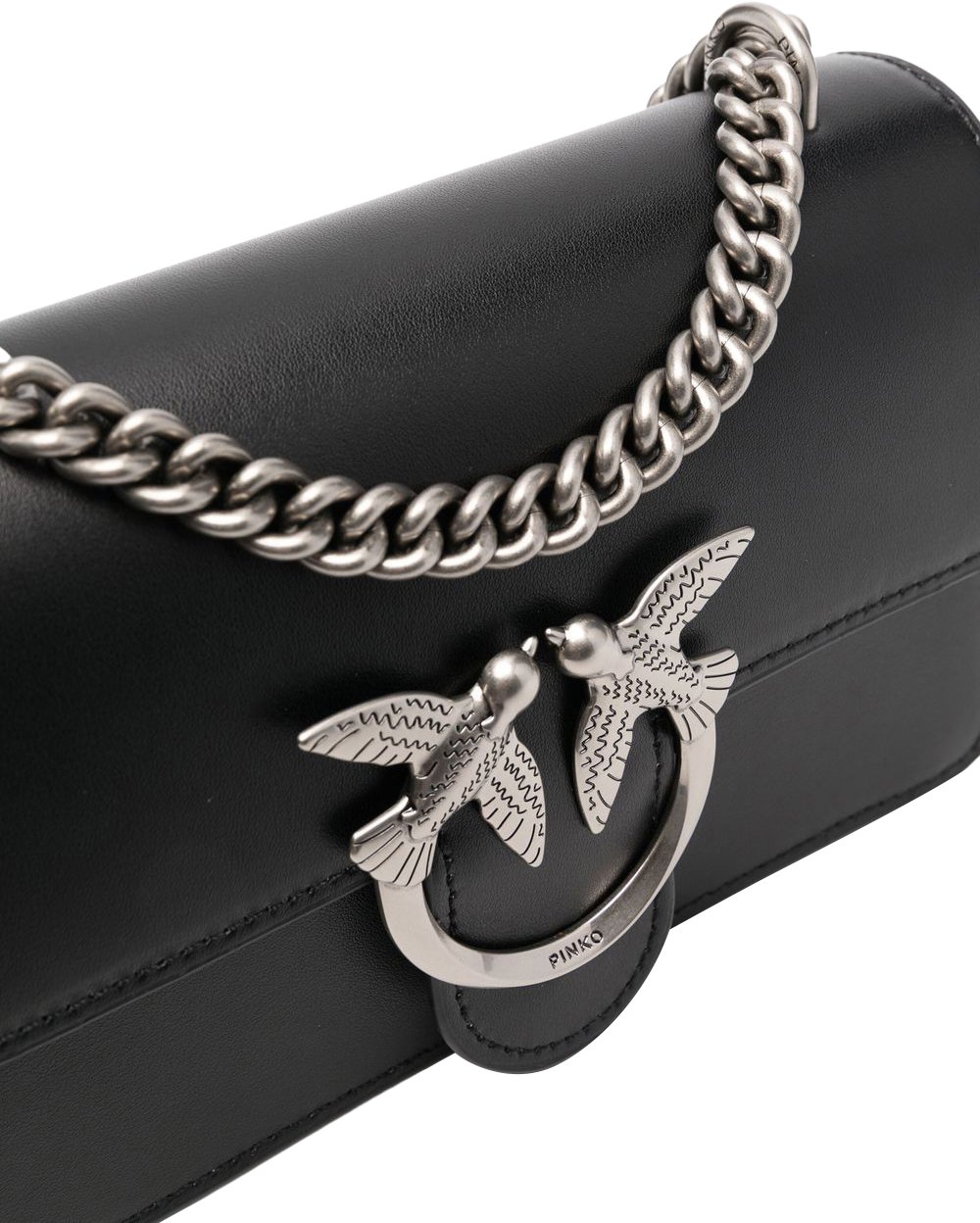 Pinko Pinko Borse... Nero E Argento Zwart