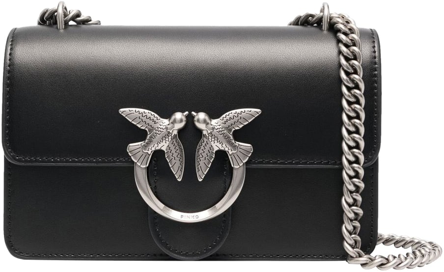 Pinko Pinko Borse... Nero E Argento Zwart