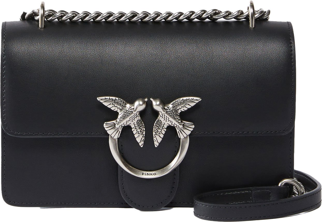 Pinko Bags Nero Oldsilver Zwart