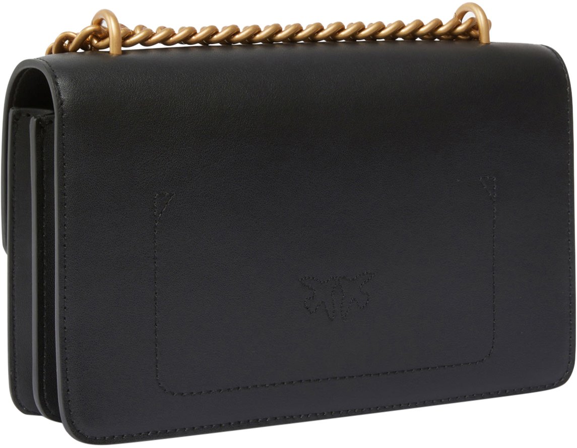 Pinko Bags Neroantique Gold Goud