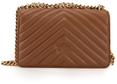 Pinko Bags Marrone Leoneantique Gold Bruin