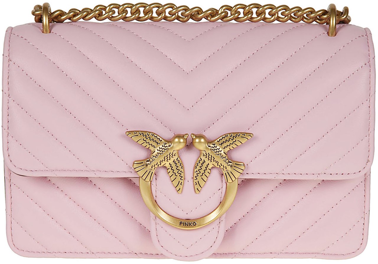 Pinko Love One Mini Simply Bag Pink Roze