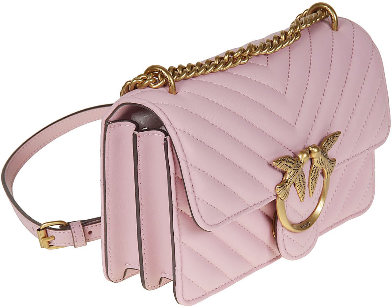 Pinko Love One Mini Simply Bag Pink Roze