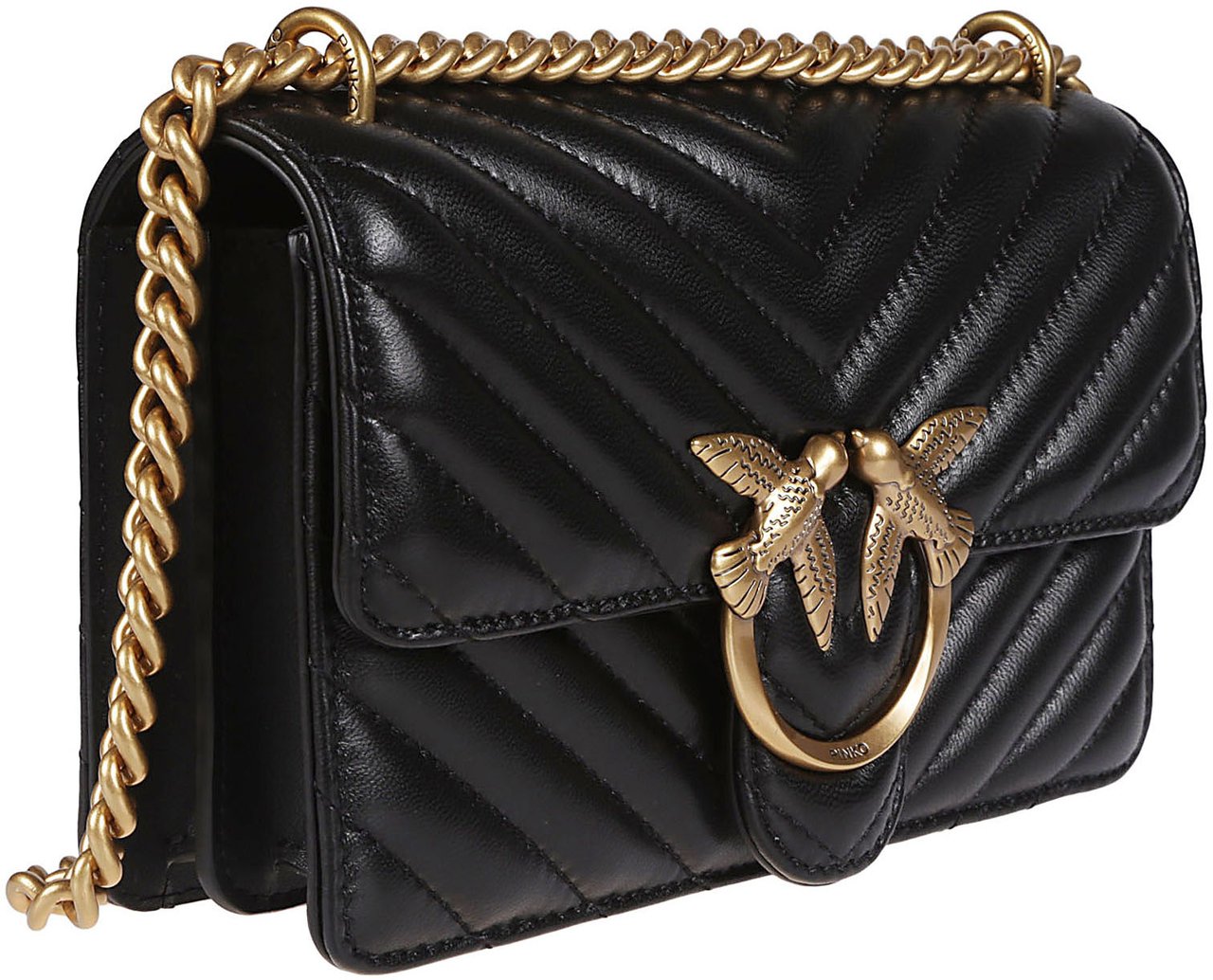 Pinko Love One Mini Simply Bag Black Zwart