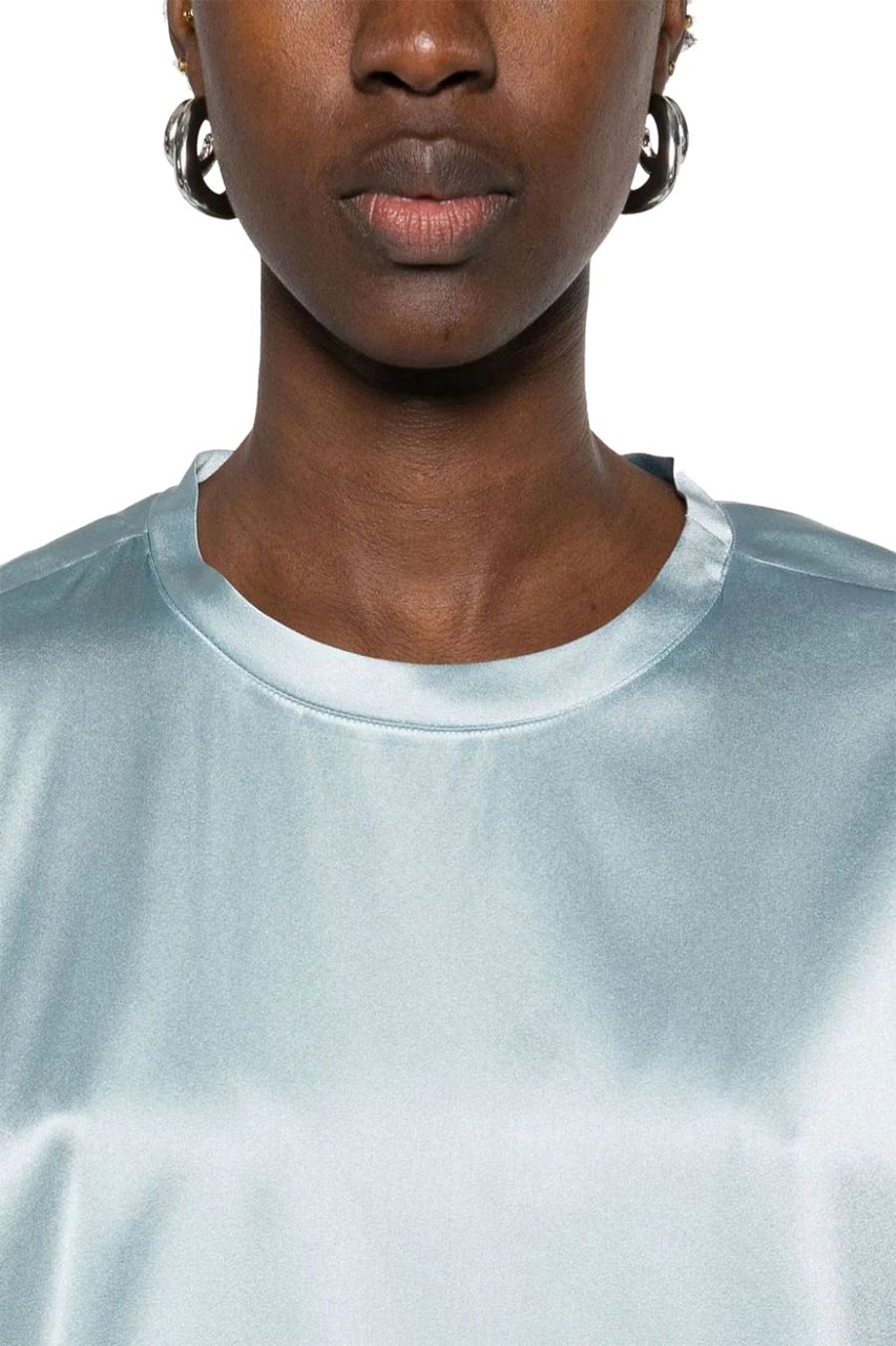 Pinko Shirts Cyan Cyaan