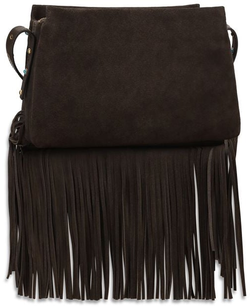 Pinko PINKO Brown Calf Leather Bos Taurus Shoulder Bag Roze