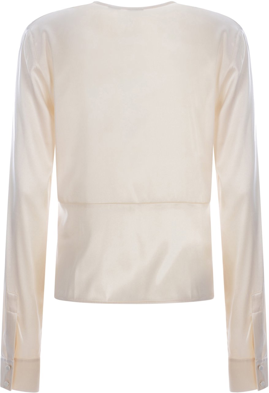 Pinko Shirts Ivory Wit