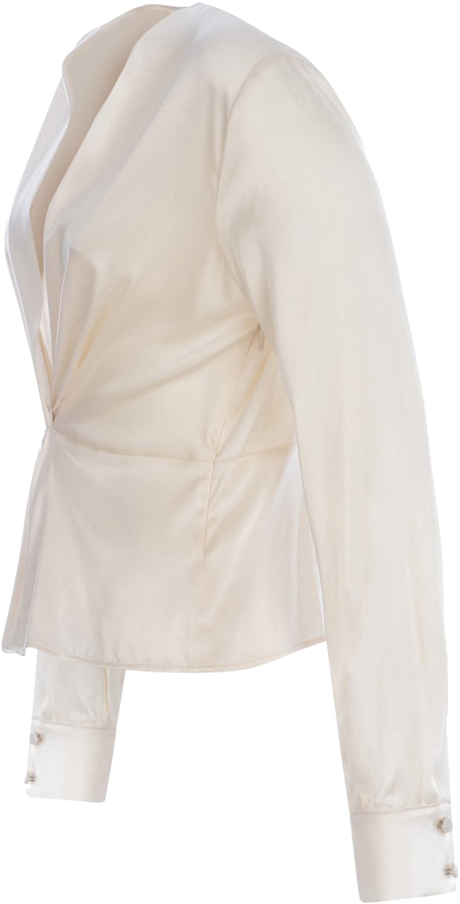 Pinko Shirts Ivory Wit