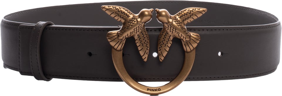 Pinko Belts Grigio Asfalto 1 Antique Gol Grijs