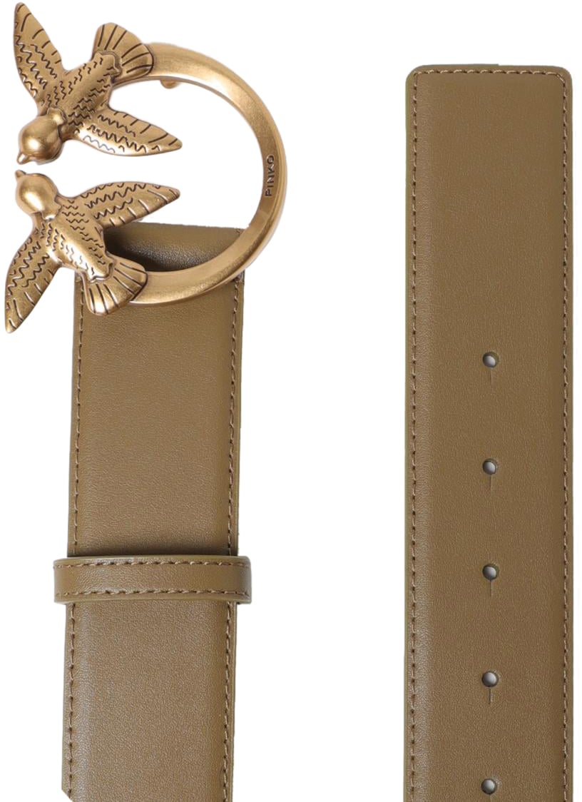 Pinko Belts Antique Gold Goud