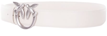 Pinko Belts Bianco Silver Wit
