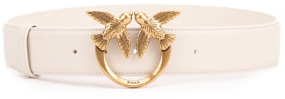 Pinko Belts Bianco Setaantique Gold Goud
