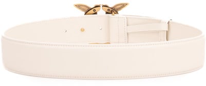Pinko Belts Bianco Setaantique Gold Goud