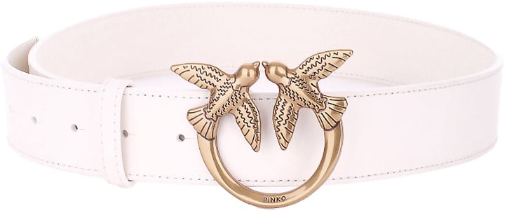 Pinko Belts Bianco Oro Wit