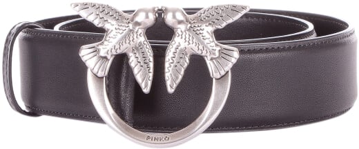 Pinko Belts Nero Silver Zilver