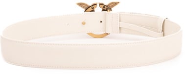 Pinko Belts Bianco Setaantique Gold Goud