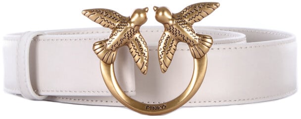 Pinko Belts Bianco Seta Wit