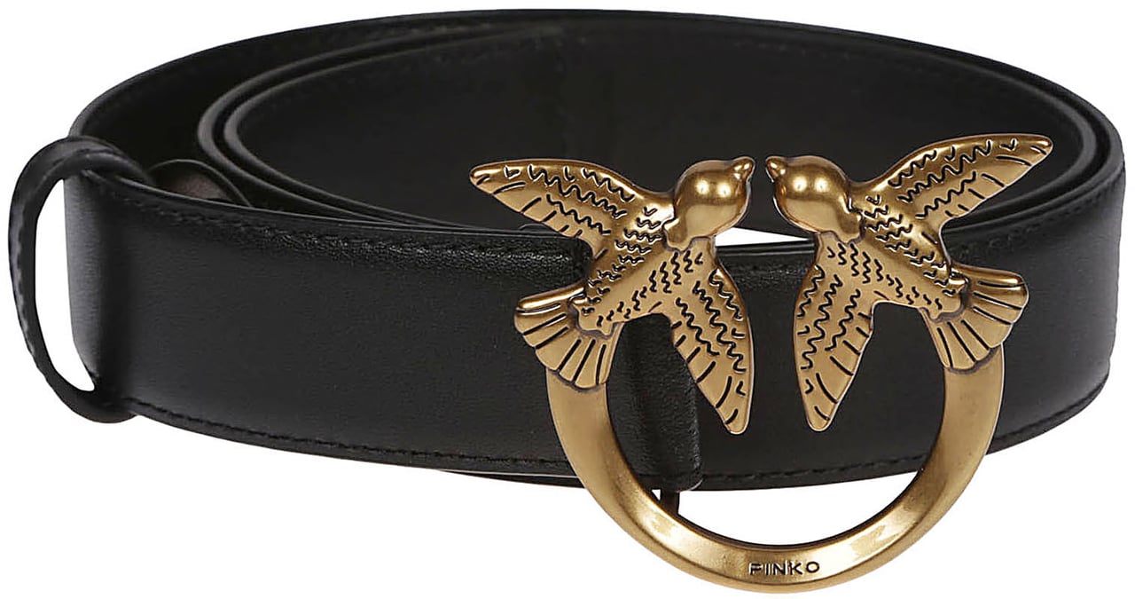 Pinko Love Berry Belt Black Zwart