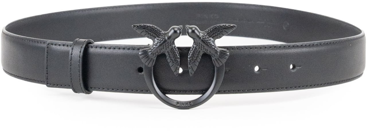 Pinko Belts Nero Limousine Block Color Zwart