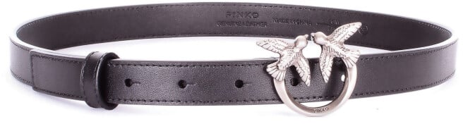 Pinko Belts Nero Silver Zilver