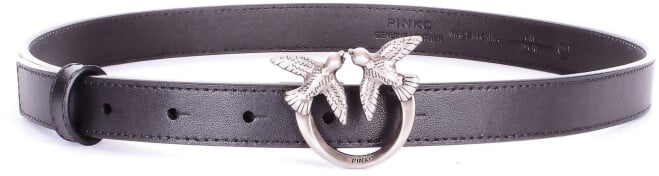 Pinko Belts Nero Silver Zilver
