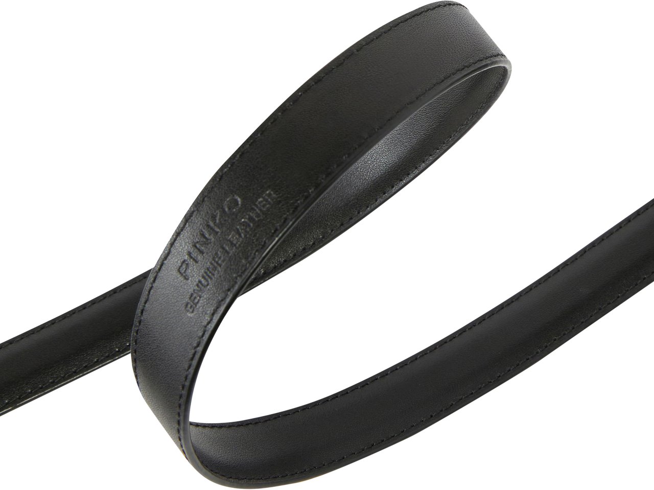 Pinko Belts Neroantique Gold Goud