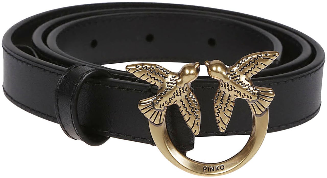 Pinko Love Berry Belt Black Zwart