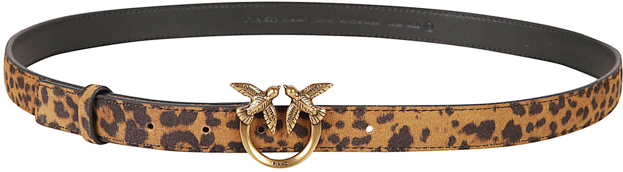 Pinko Love Berry Belt Brown Bruin