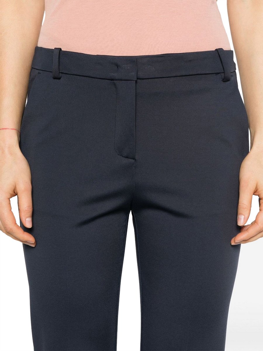 Pinko Trousers Blue Blauw