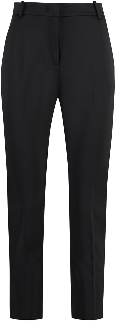 Pinko Bello stretch viscose trousers Zwart