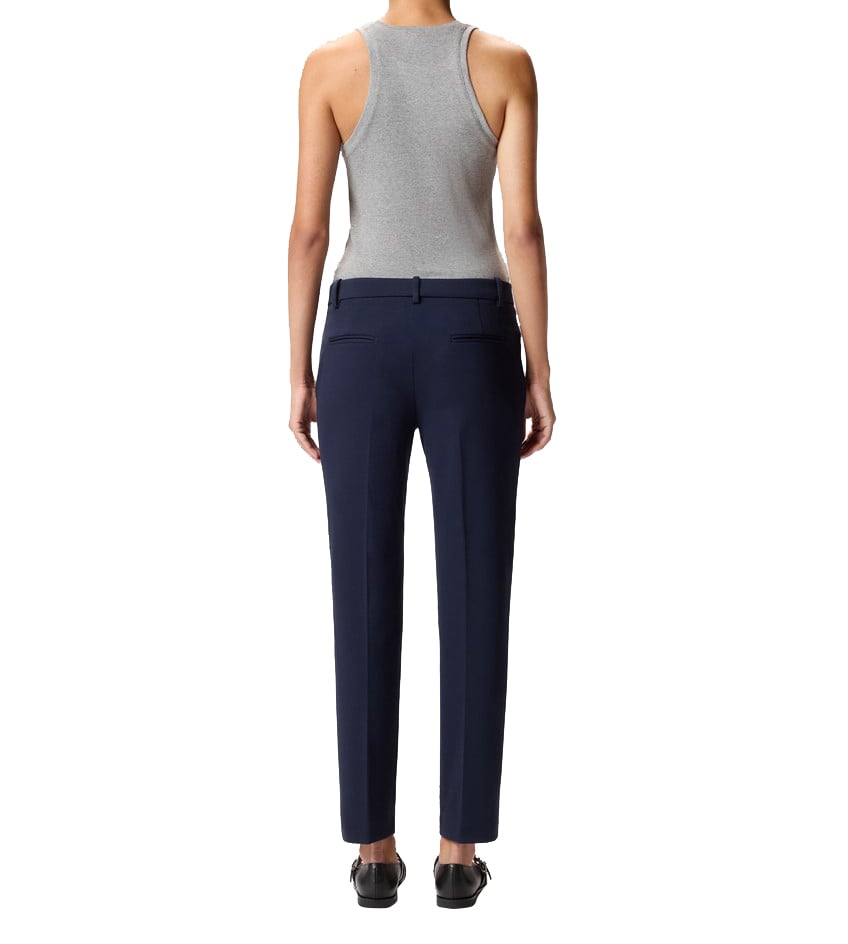 Pinko Trousers Blue Blauw