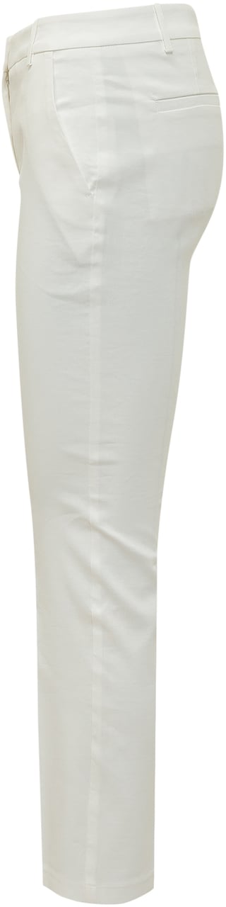 Pinko Pantalone in lino slim fit Wit