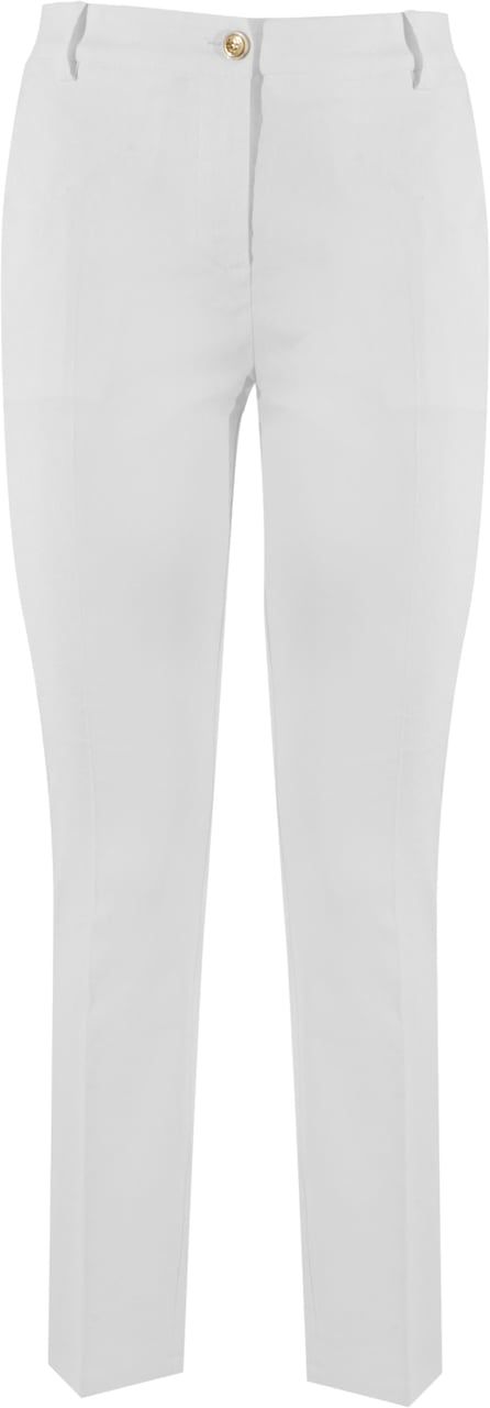 Pinko Trousers Bianco-Biancaneve Wit