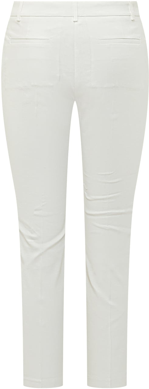 Pinko Pantalone in lino slim fit Wit
