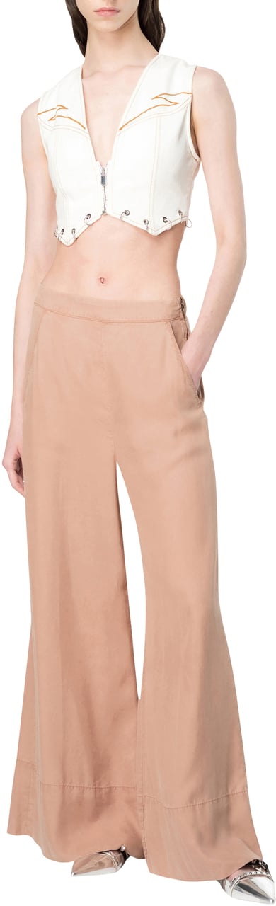 Pinko Trousers Beige Beige