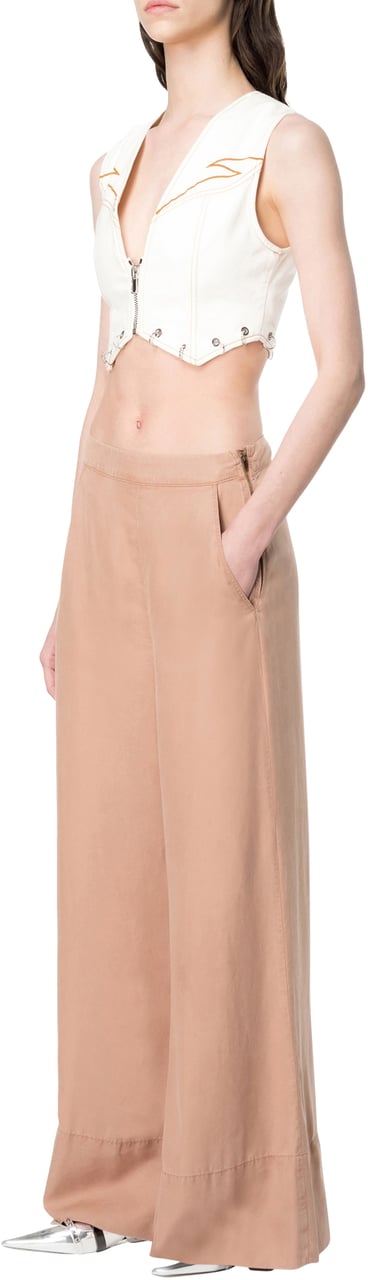 Pinko Trousers Beige Beige