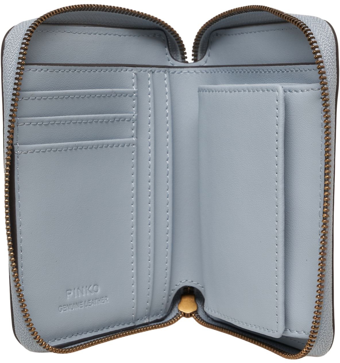 Pinko Wallet with logo Blauw