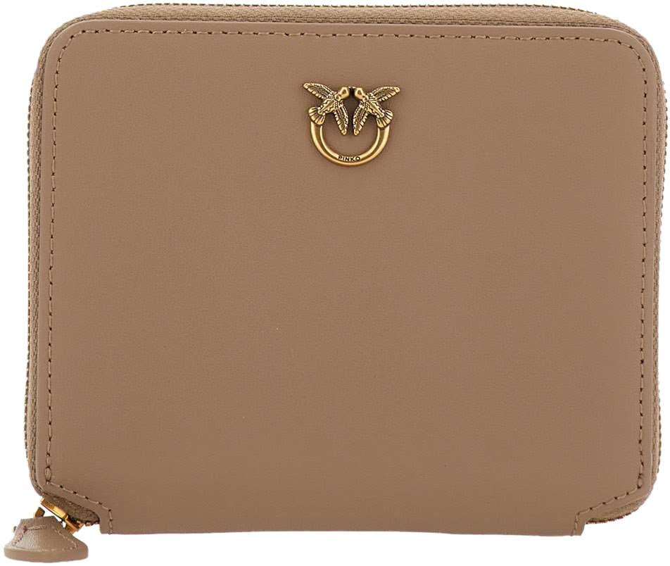Pinko Wallets Brown Bruin