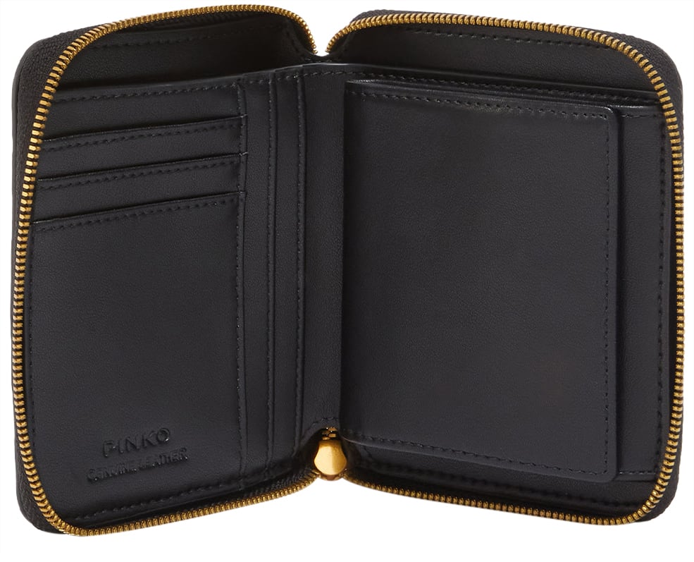Pinko Wallets Neroantique Gold Goud