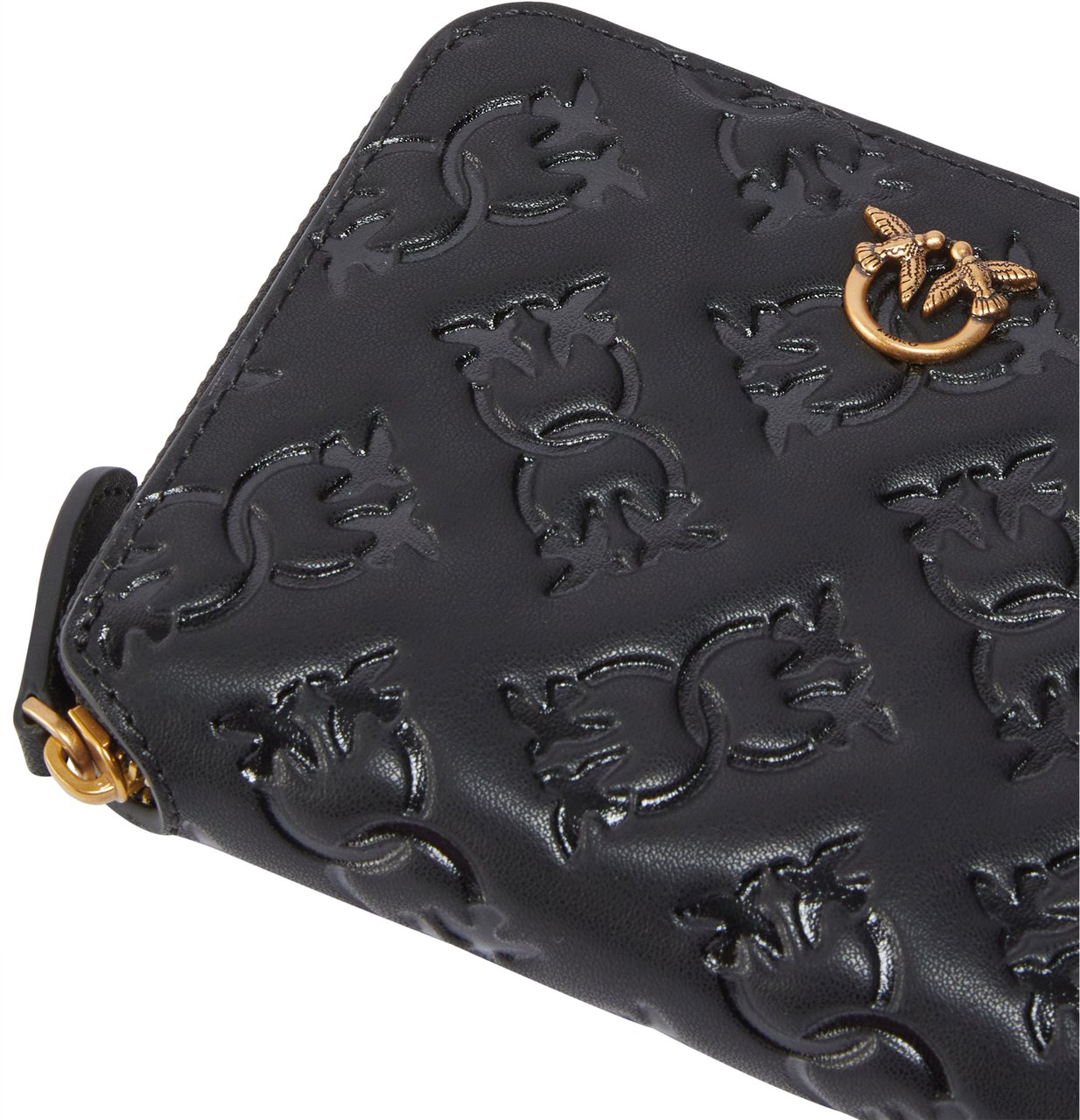 Pinko Wallets Neroantique Gold Goud