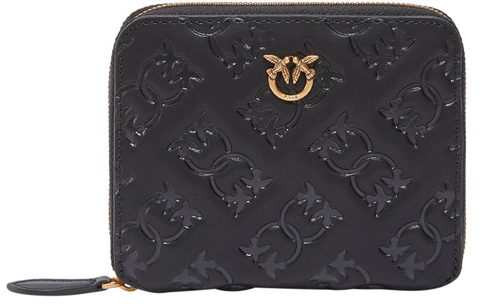 Pinko Wallets Neroantique Gold Goud