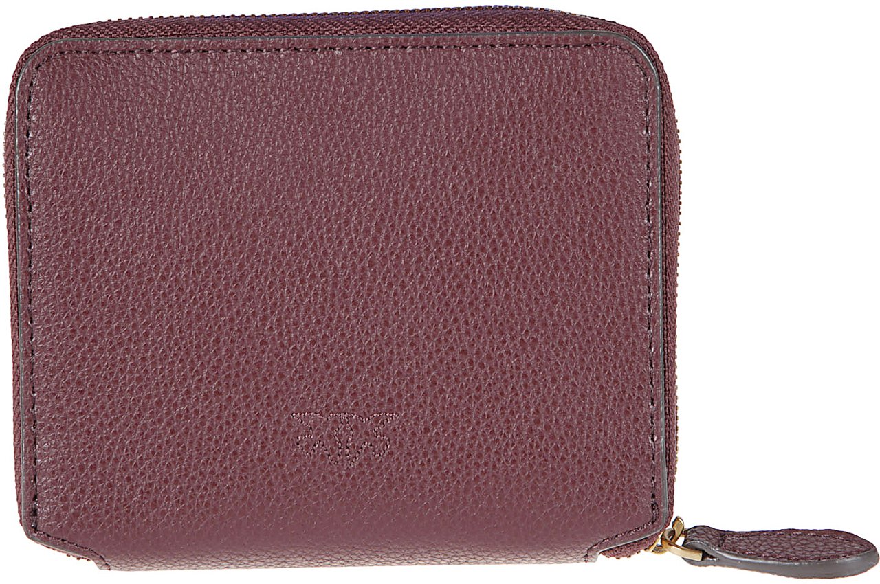 Pinko Taylor Zip Around Wallet Brown Bruin