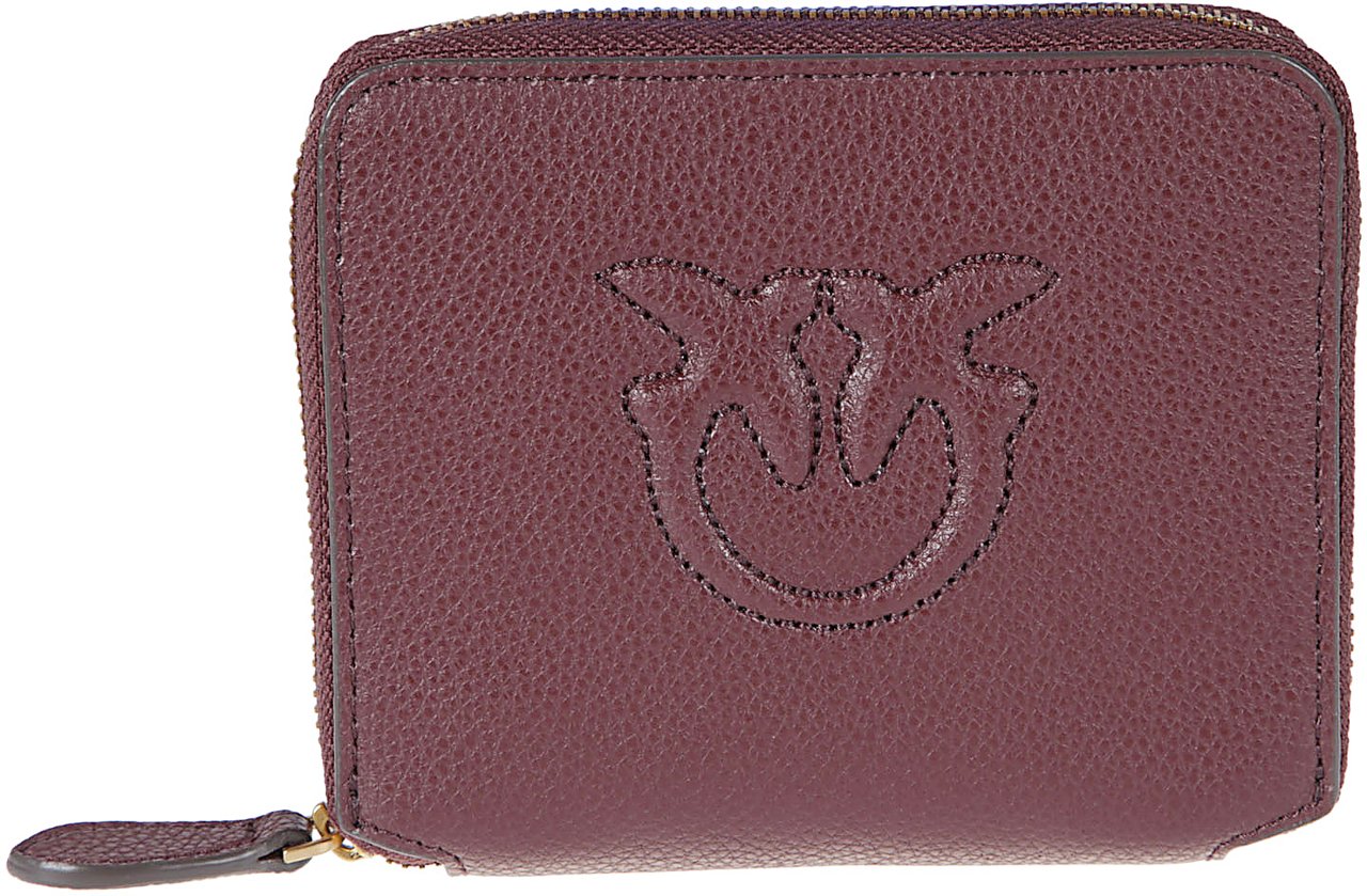 Pinko Taylor Zip Around Wallet Brown Bruin