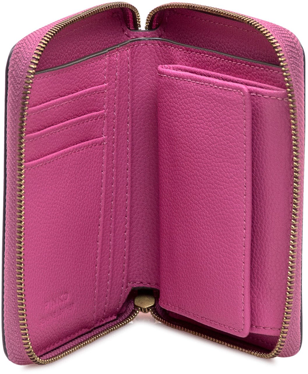 Pinko Pinko Portafoglio Taylor Zip Around in Pelle Roze