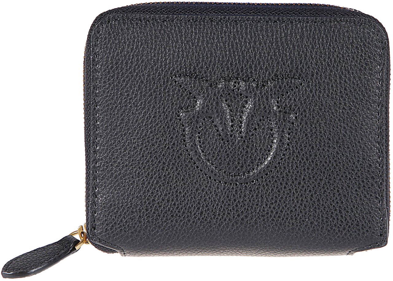 Pinko Taylor Zip Around Wallet Black Zwart