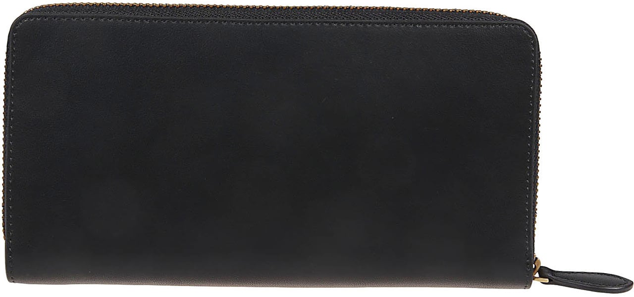 Pinko Ryder Zip Around Wallet Black Zwart