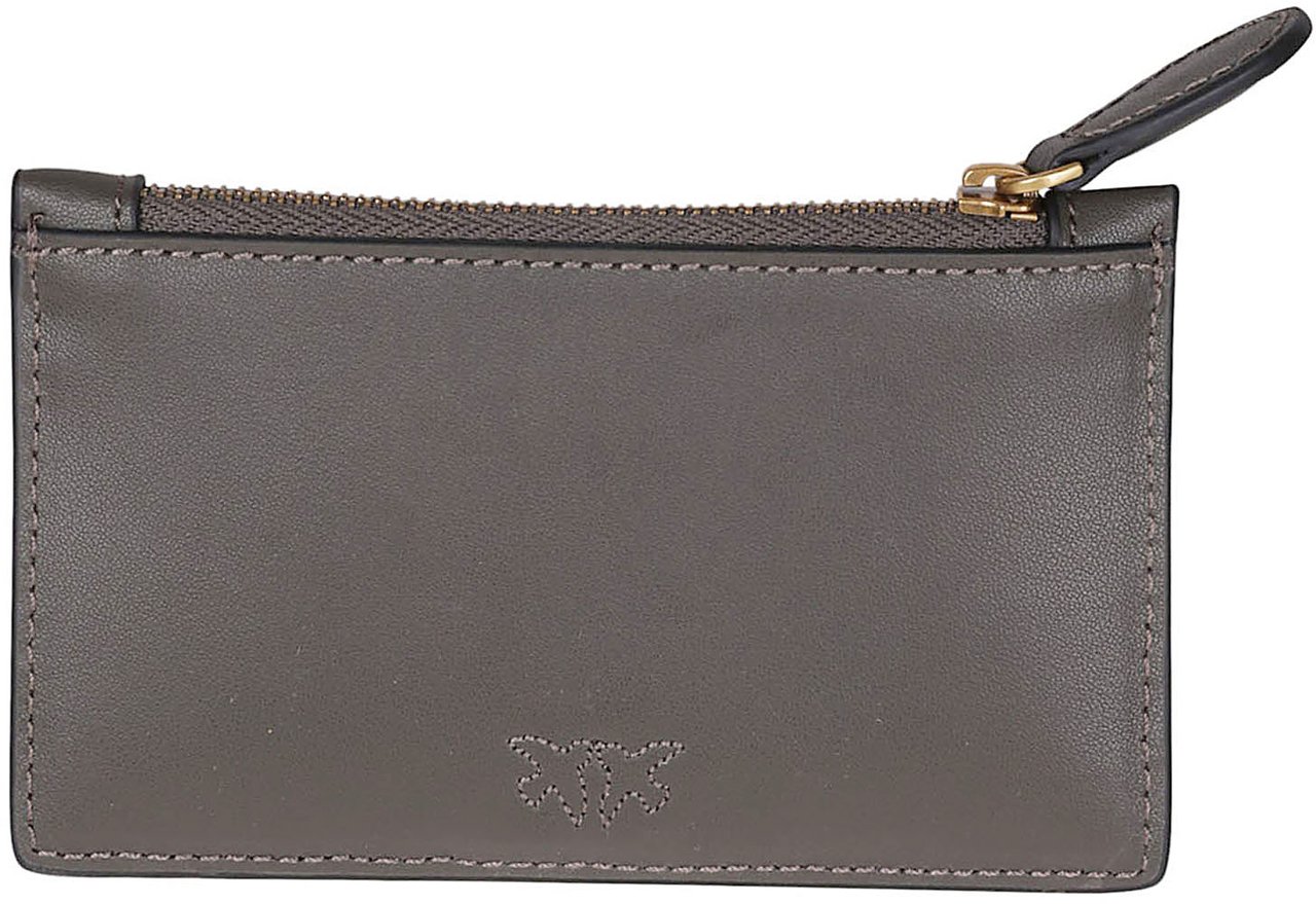Pinko Airone Credit Card Holder Green Groen