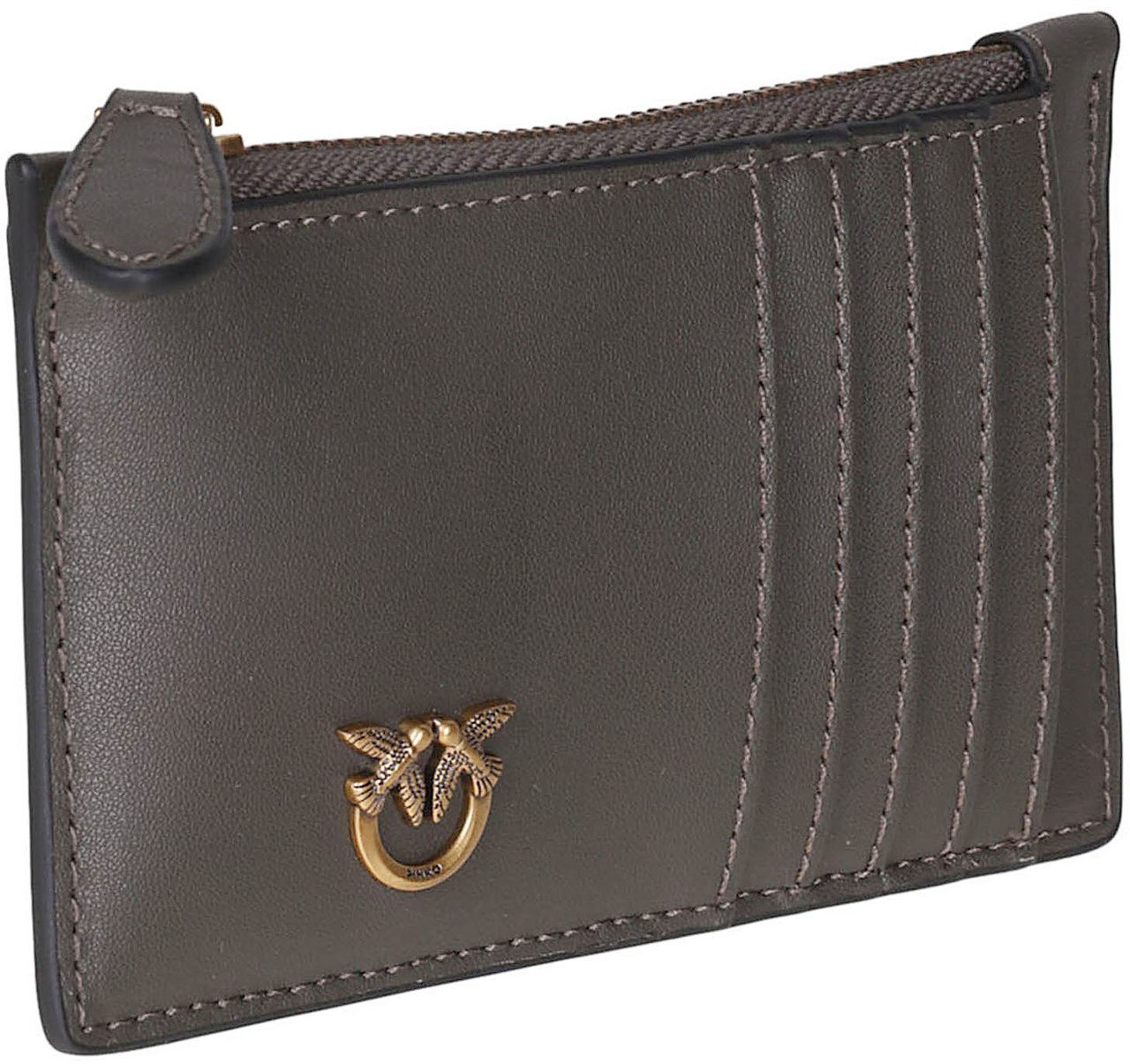 Pinko Airone Credit Card Holder Green Groen